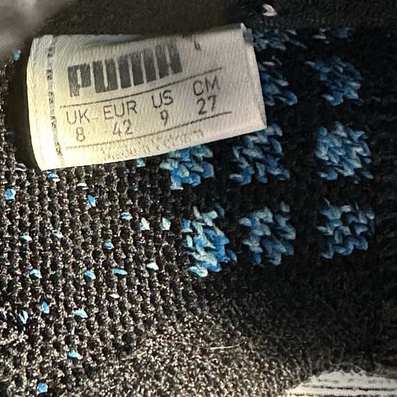 PUMA Men's 9 Ignite Evoknit Lo Sneakers Breathable Pink Dolphin EverTrack Blue - Picture 7 of 16